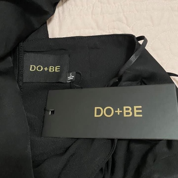 Black Halter Neck Dress - Picture 3 of 3